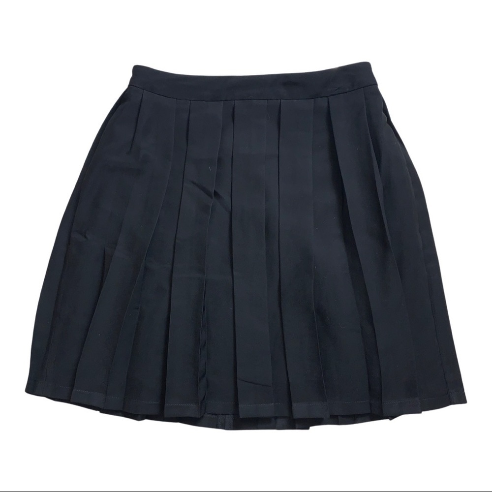 FRNCH Black Pleated Skirt NWOT size Medium